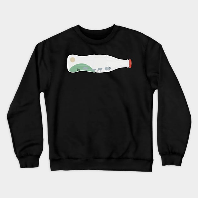 Mustering Crewneck Sweatshirt by Flaxenart